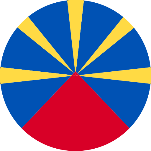 Drapeau île de la Réunion